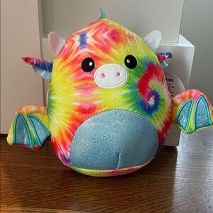 Colorful Plush Dragon Toy
